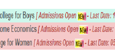 Jinnah College For Womens Peshawar Merit List 2025