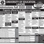 University of Education Lahore Admission 2025 3 University of Education Lahore Fall Admission 2025