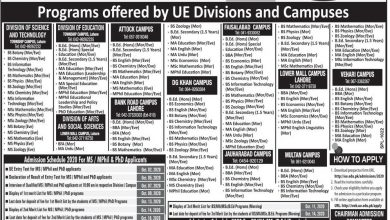 University of Education Lahore Admission 2025 5 University of Education Lahore Fall Admission 2025
