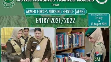 AFNS Online Registration 2025 Nursing Admissions