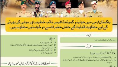 Join Pakistan Army As Soldier 2025