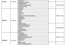 FPSC CSS Date Sheet 2025