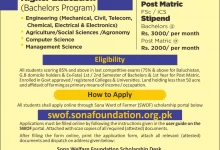 Fauji Fertilizer FFC Scholarship 2025