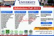 Qurtuba University Admission 2022 Fall