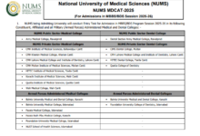 Army Medical College Rawalpindi Merit List 2026 2 Army Medical