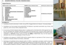 Karachi Medical And Dental College Admission 2025-22