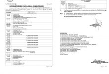 Federal Board 10th Class Date Sheet 2025