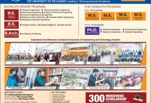 Dawood University Admission 2025-24