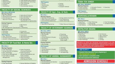 UAF Postgraduate Admissions 2025-24
