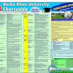 Bacha Khan University Admission Form 2025 3 Bacha Khan University Admission Form 2025