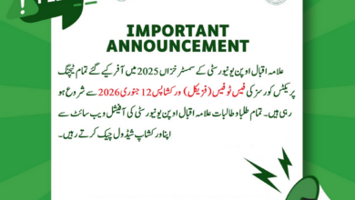 aiou workshop schedule