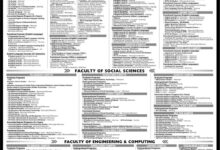 NUML University Admission 2026 Islamabad, Lahore, Multan Campus 2 NUML University Admission Advertisement 2025