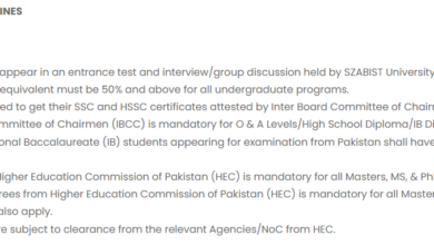 SZABIST Karachi Admission Fall 2026 8 SZABIST